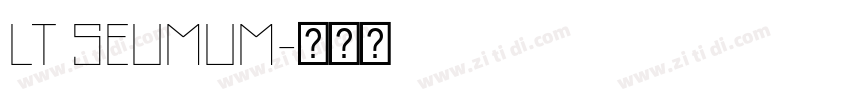 LT SEUMUM字体转换